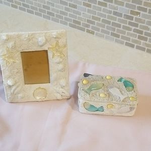 Beautiful Frame and matching box.